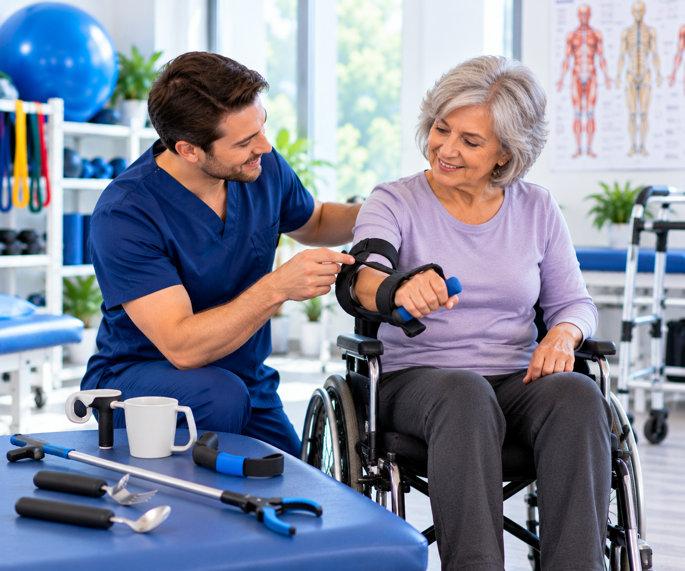 Assistive Technology Training in Rehab Clinic