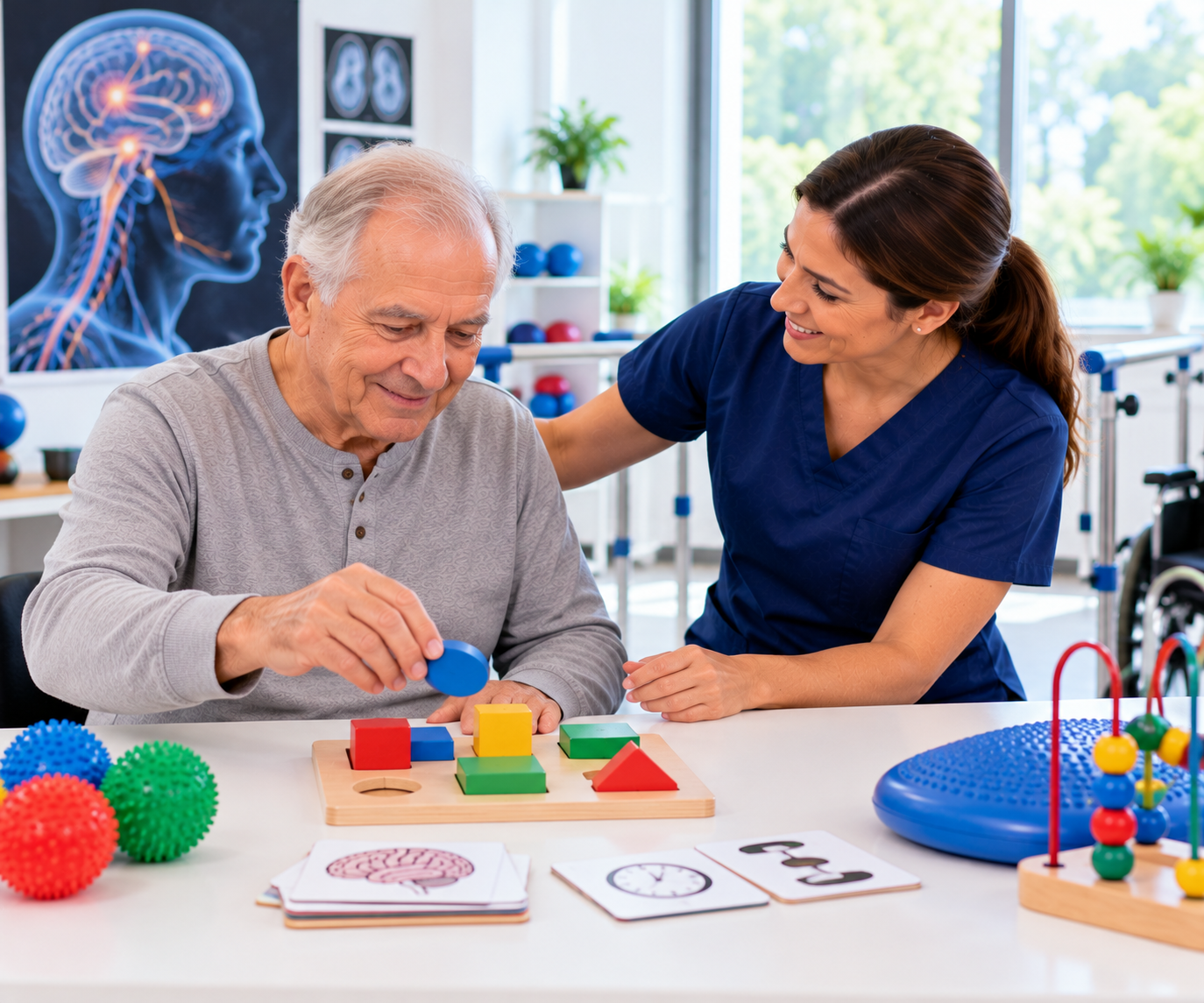 Cognitive Rehabilitation Therapy Session
