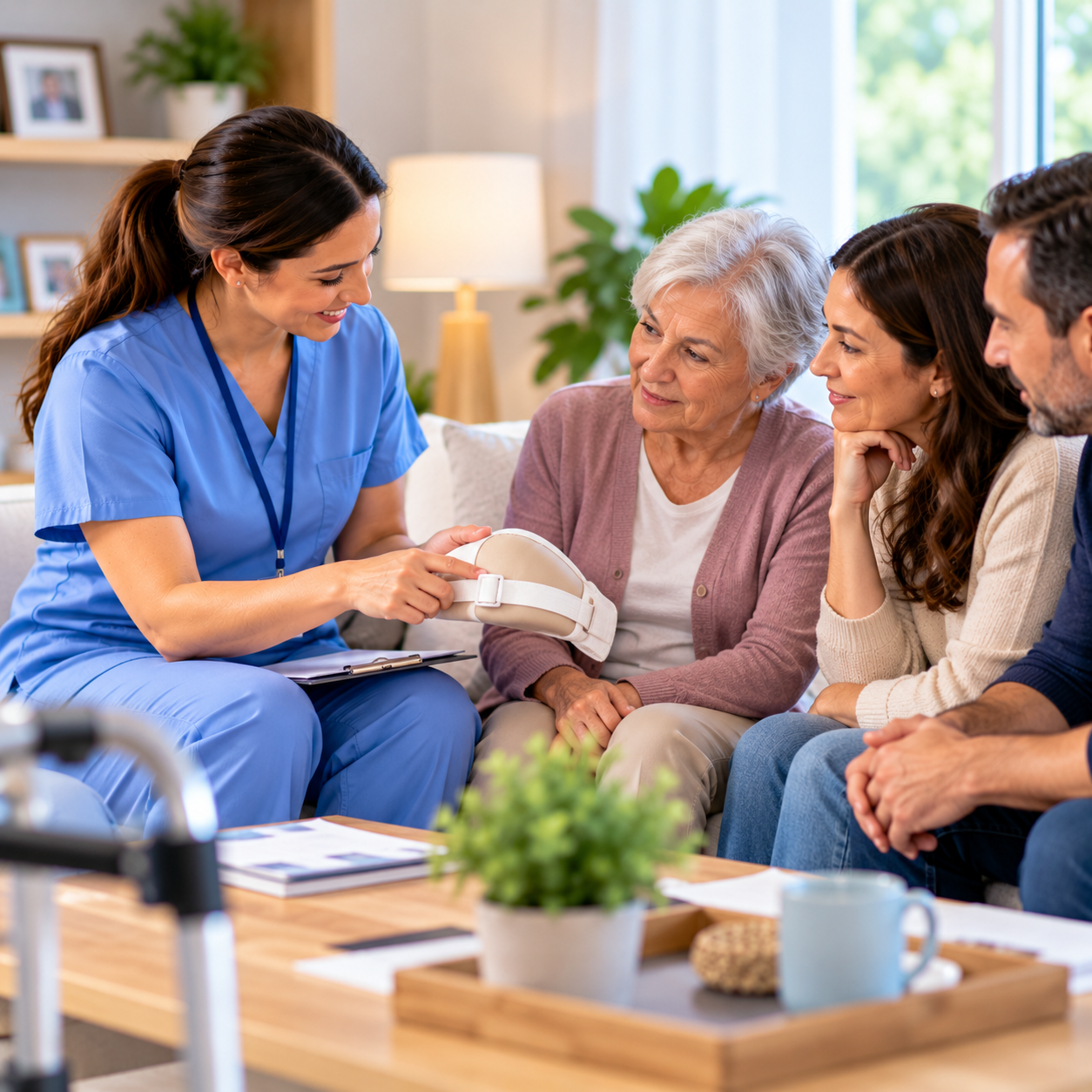 Home Care Training Around the Coffee Table